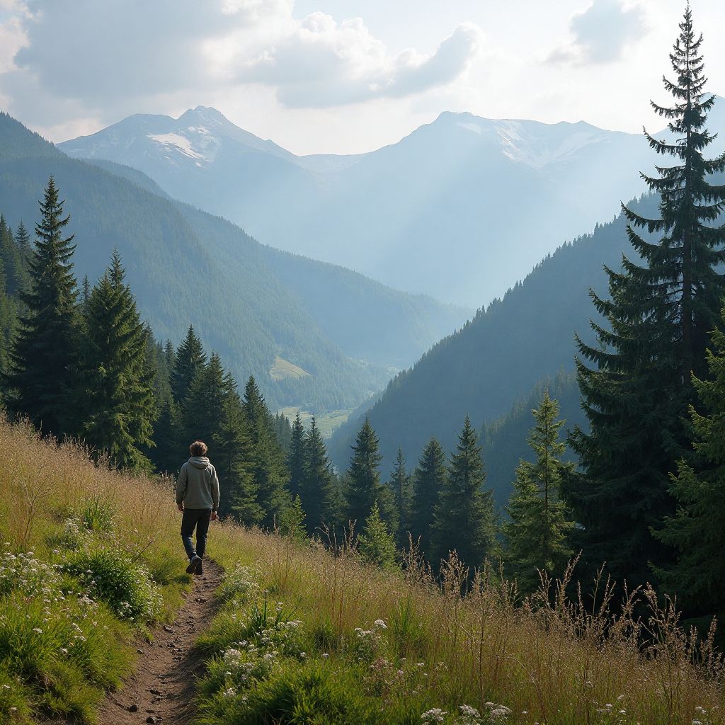 Romanian wilderness landscape